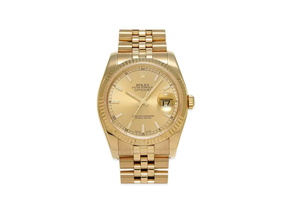 ROLEX Datejust "Champagne/Yellow Gold"