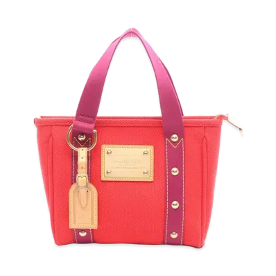 Louis Vuitton Cabas PM Antigua Tote Bag "Red"