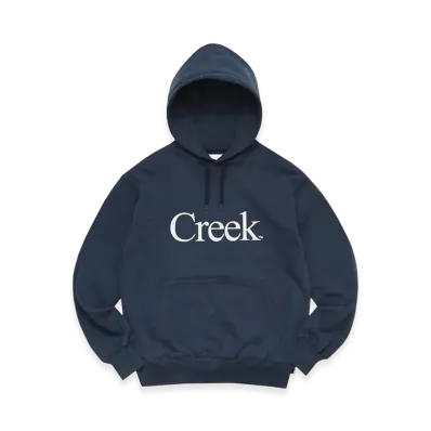 Creek Angler's Device x WHIMSY Logo Hoodie "Navy"