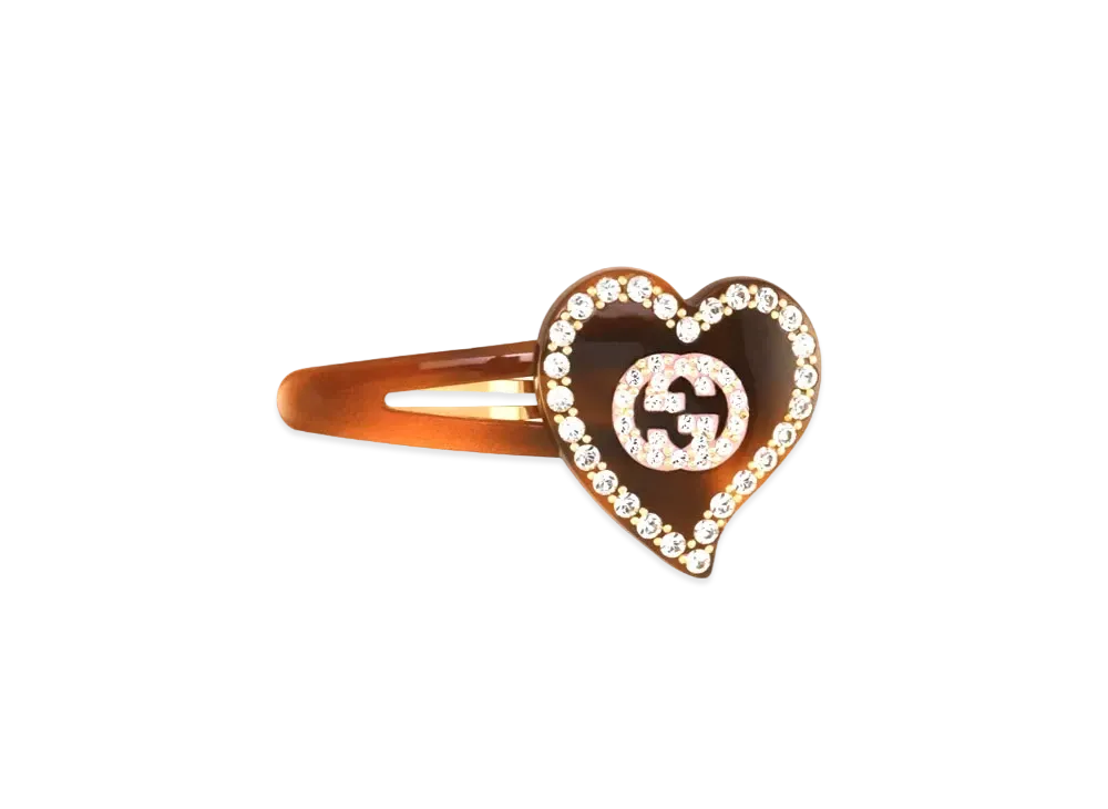 GUCCI Leather Choker With Square G