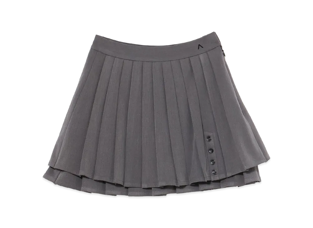 ANDMARY Women's Dida Pleats Flare Skirt "Gray"