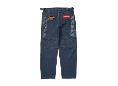 Supreme / Vanson Leathers Cordura Denim Racing Pant "Blue"