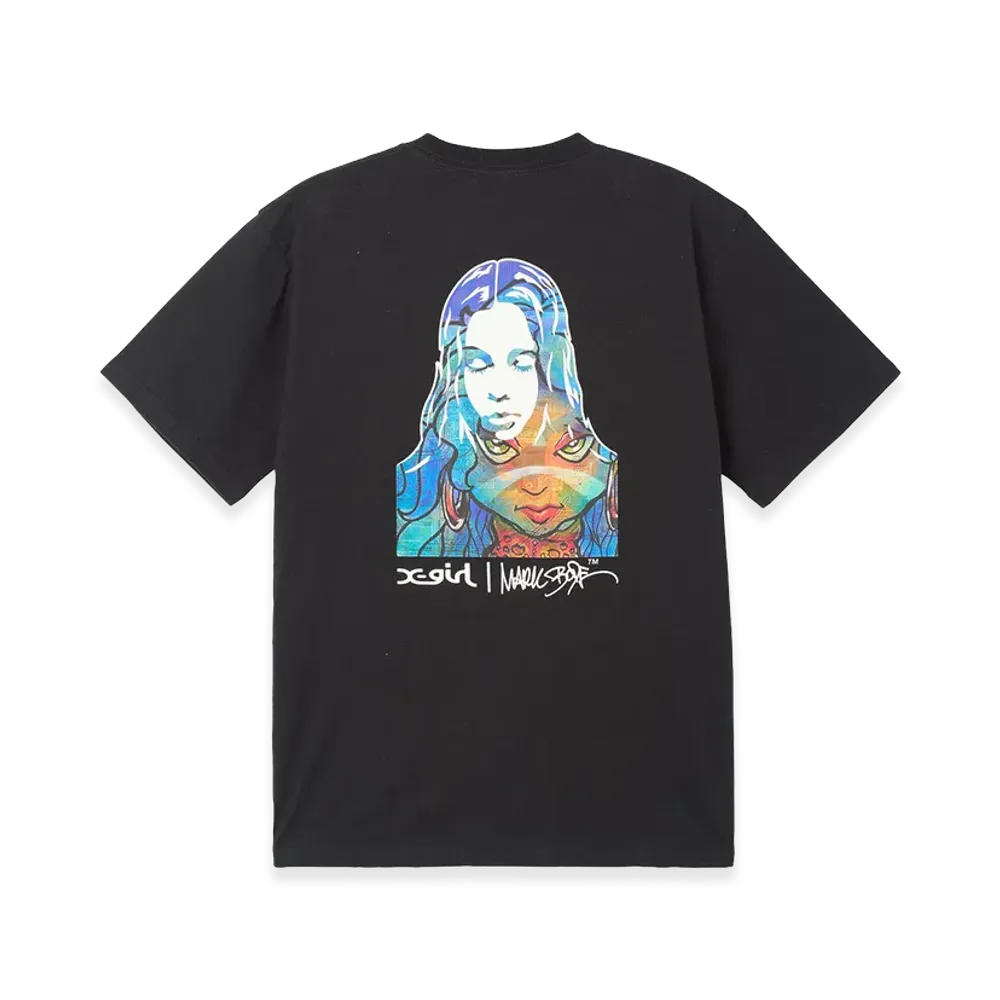 X-Girl Women's x Mark Bode S/S Tee "Black"