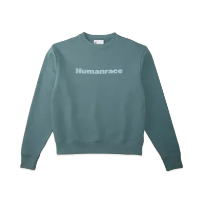 ADIDAS PHARRELL WILLIAMS BASIC CREW NECK SWEAT (GENDER NEUTRAL) "Hazy Emerald"