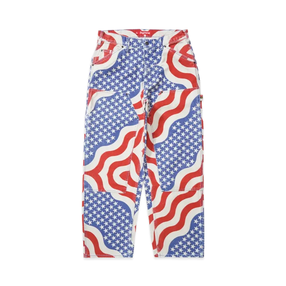Supreme Flag Double Knee Painter Pant "Multicolor"