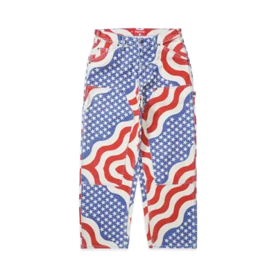 Supreme Flag Double Knee Painter Pant "Multicolor"