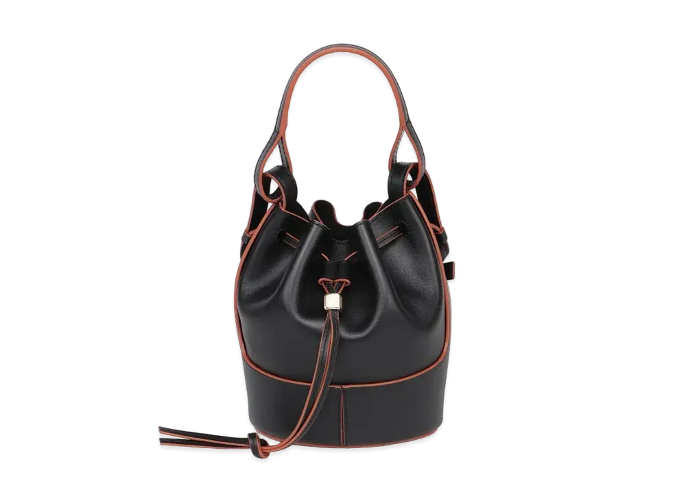 LOEWE Mini Balloon Bag In Nappa Calfskin "Black"