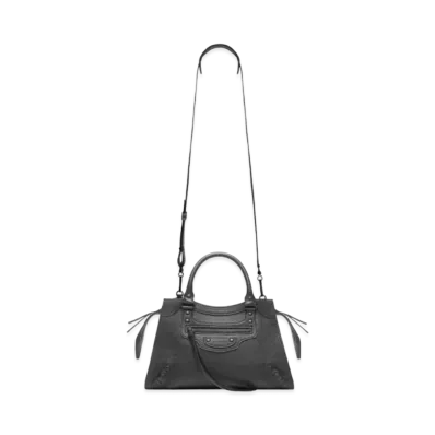 BALENCIAGA Women's Neo Classic Small Top Handle Bag "Black"