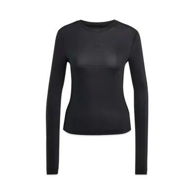 adidas Adicolor Sheer Three Stripes Long Sleeve T-Shirt "Black"