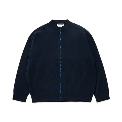 TTT MSW Crew Neck Cardigan "Navy"
