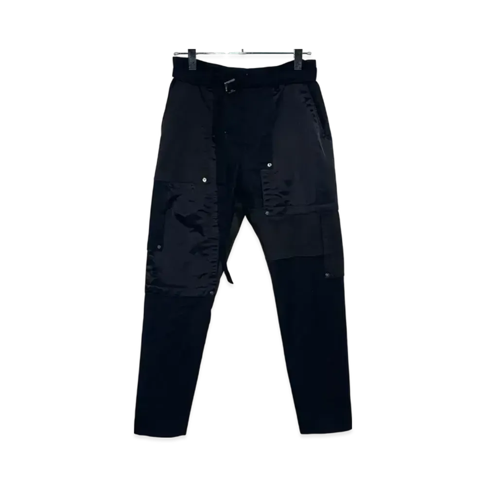 sacai 20AW Fabric Combo Pants "Black"
