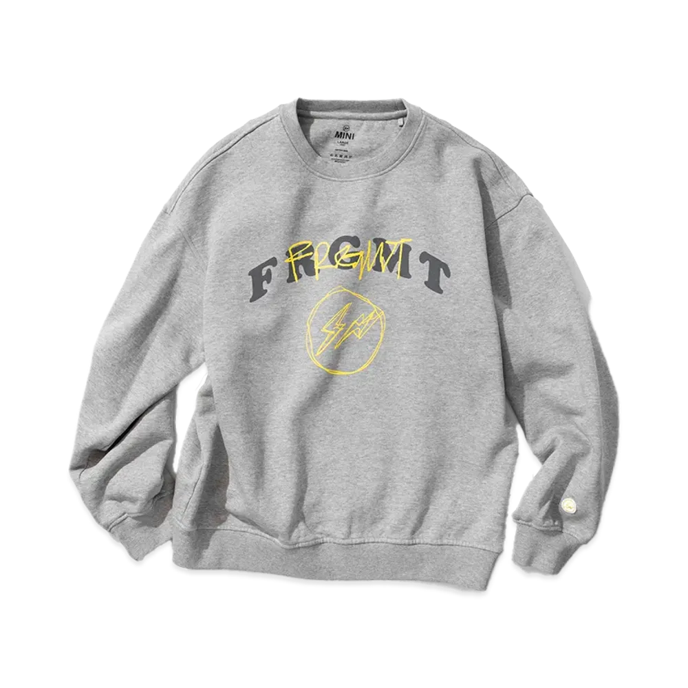 FRGMTMINI Logo Crewneck "Melange Grey"