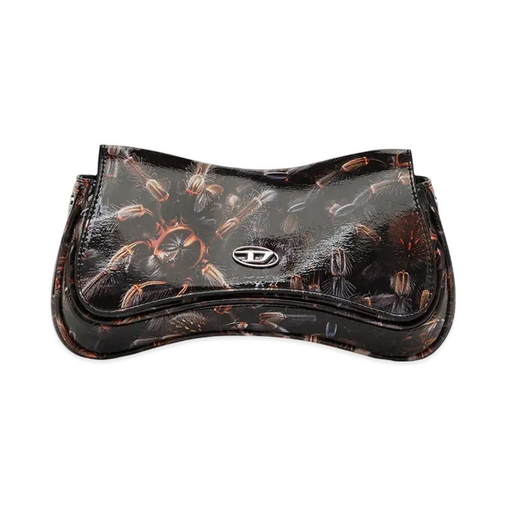 Diesel Play Clutch Bag "Black/Brown"