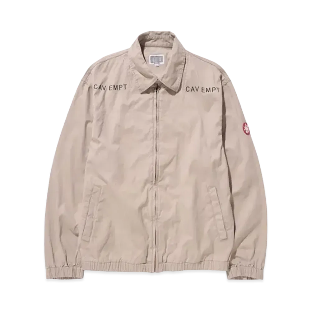 Cav Empt (C.E) COTTON ZIP JACKET "Beige"