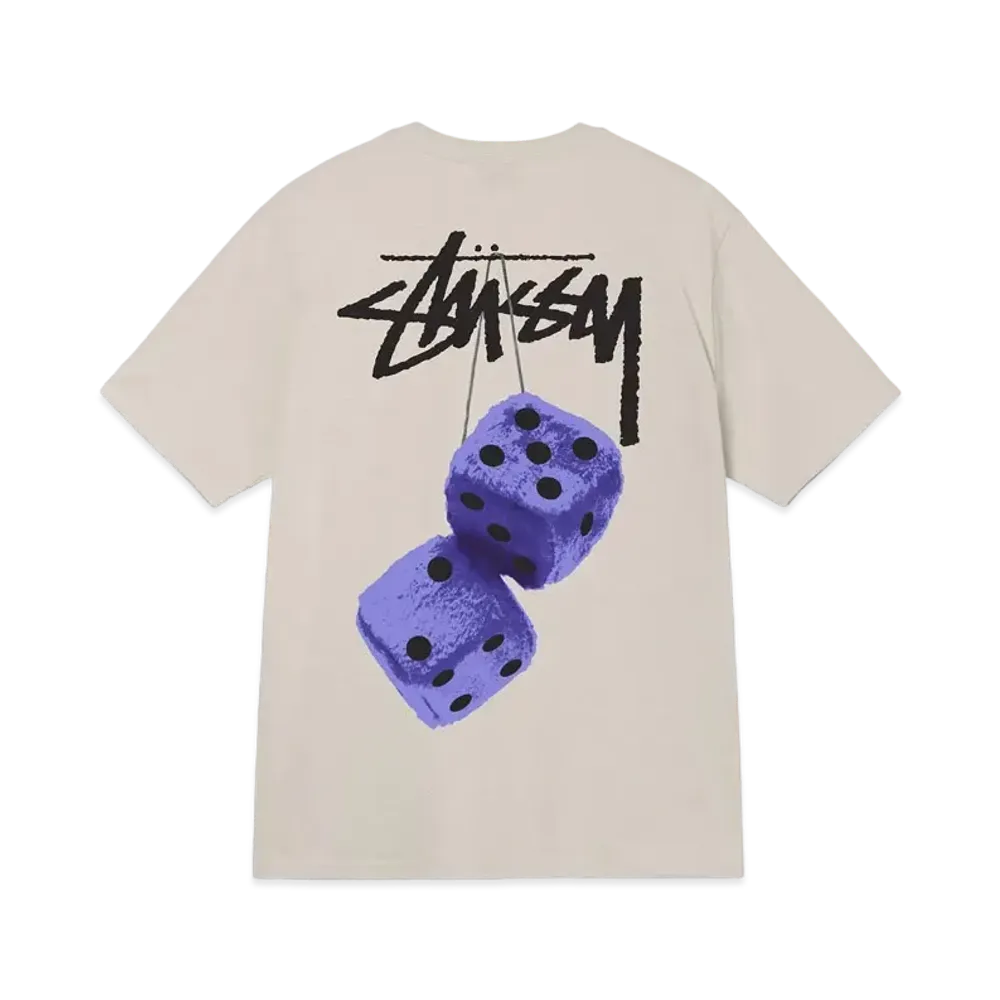 Stussy Fuzzy Dice Tee "Smoke"
