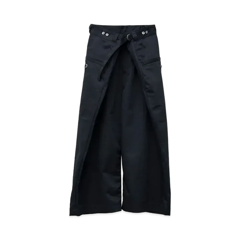ANREALAGE Wrap Chino Pants "Black"