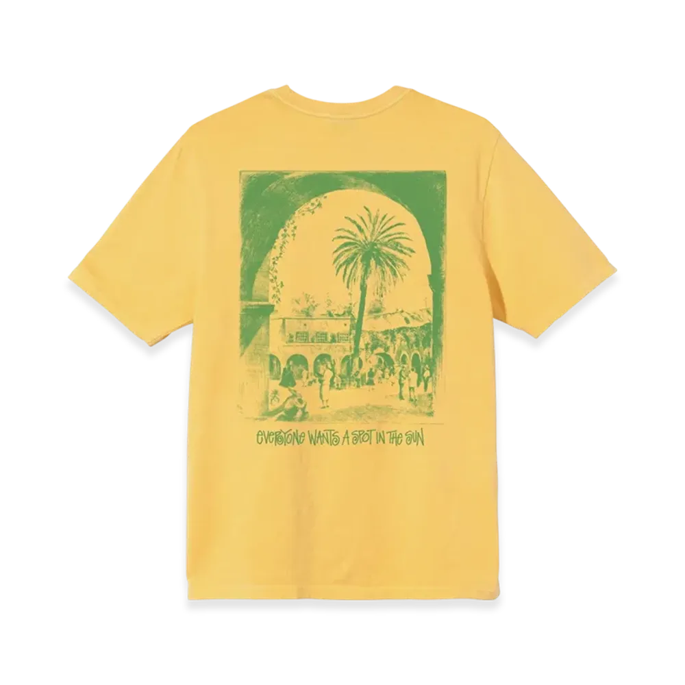Stussy Spot in The Sun Pig Dyed Tee "Yellow"