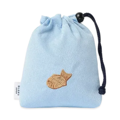 BEAMS Wagashi Embroidery Purse "Taiyaki"