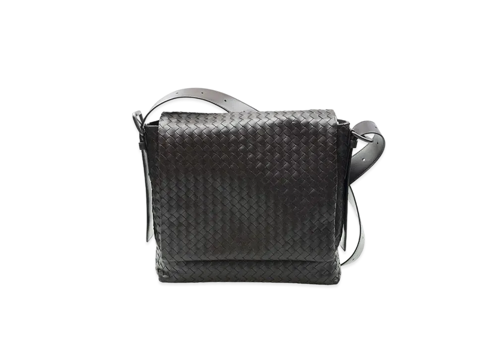 Bottega Veneta Lambskin Shoulder Bag "Brown"