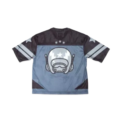 YAMEPI x FUTURE ARCHIVE YAME Mesh Tee "Navy"