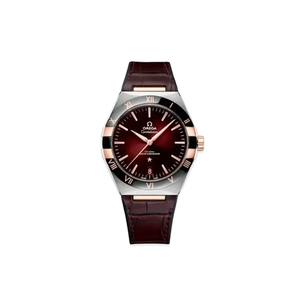 OMEGA Constellation Co-Axial Master Chronometer 41MM "Stainless Steel/Sedna Gold/Red" 131.23.41.21.11.001