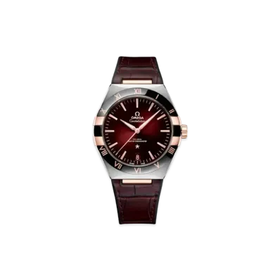 OMEGA Constellation Co-Axial Master Chronometer 41MM "Stainless Steel/Sedna Gold/Red" 131.23.41.21.11.001