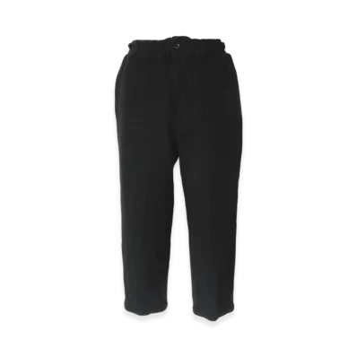 BLACK COMME des GARCONS Wool / Nylon Medium Tweed Garment Treated "Black"