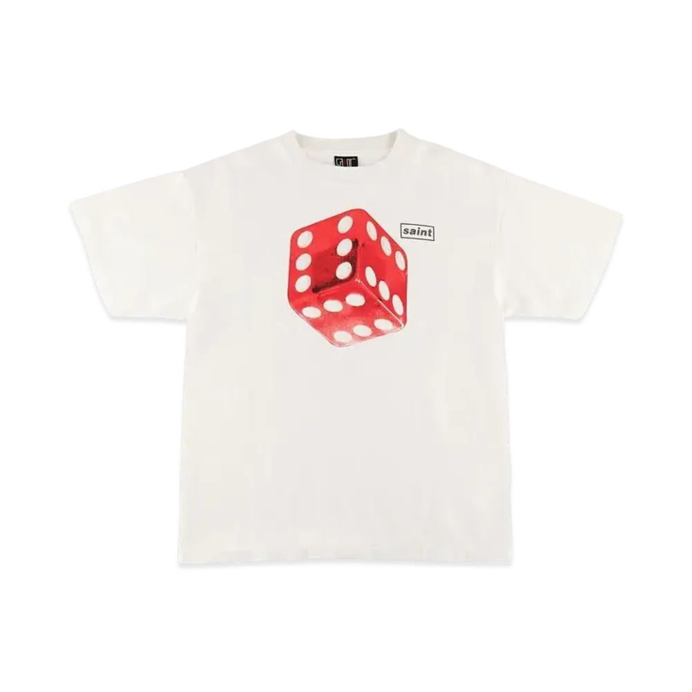 SAINT Mxxxxxx 23SS Dice Tee "White"