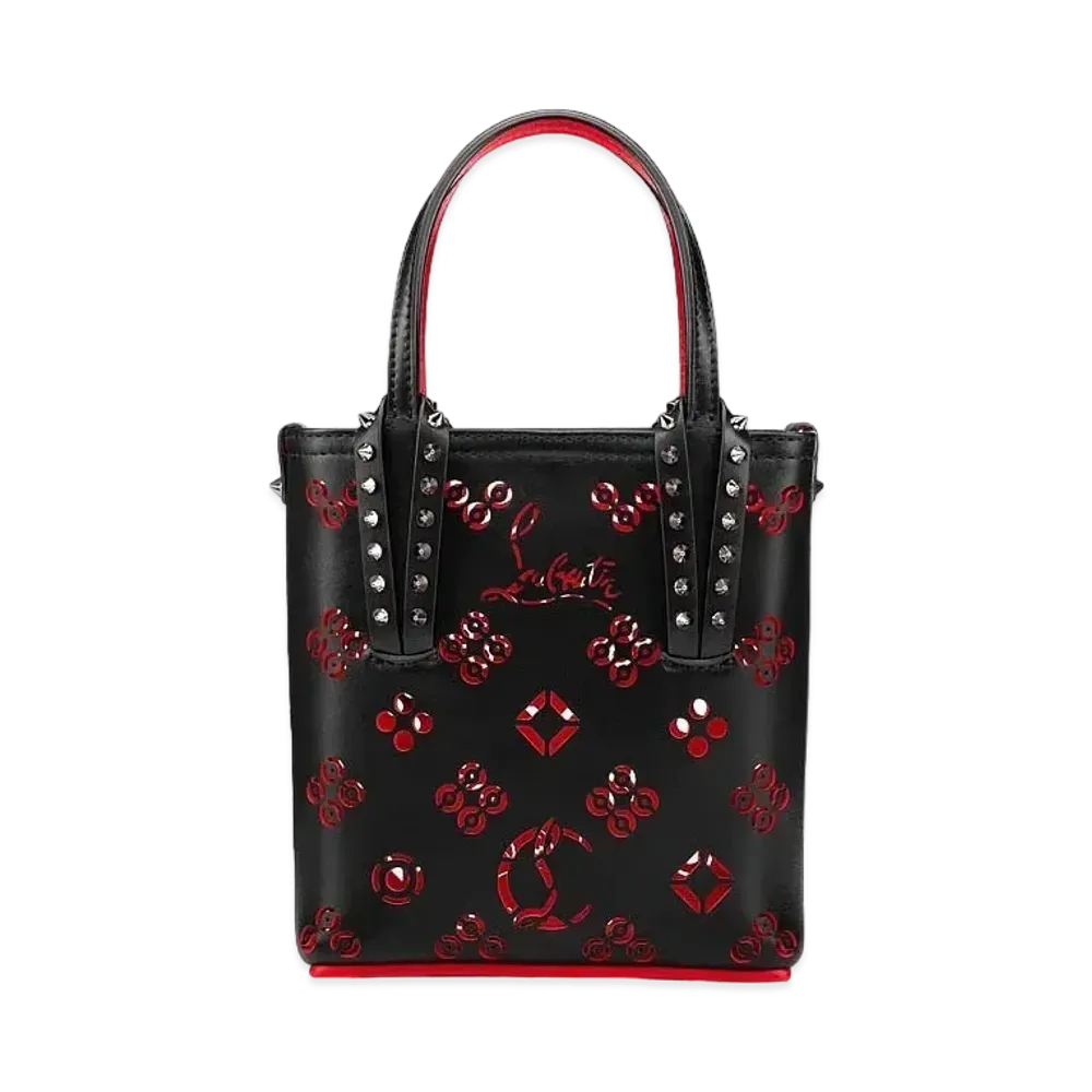 Christian Louboutin Cabata N/S Miini "Black/Red"