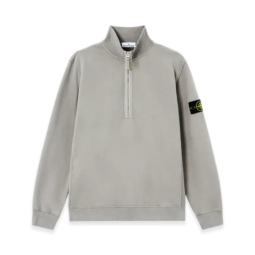 Stone Island 6100068 Brushed Organic Cotton Fleece "Cement"