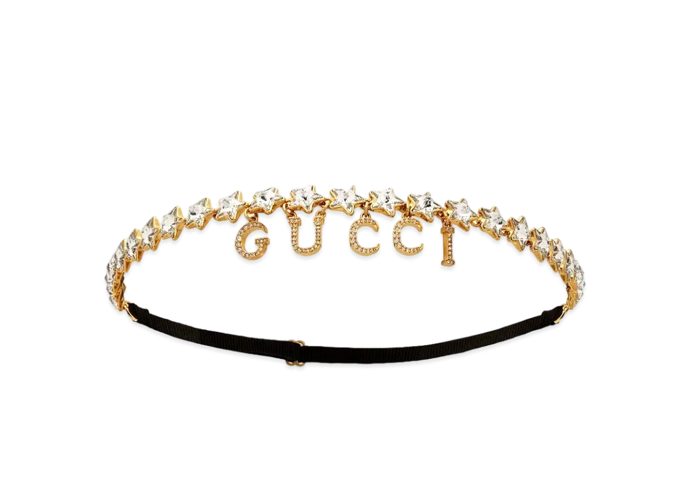 GUCCI Tiara With Gucci Script