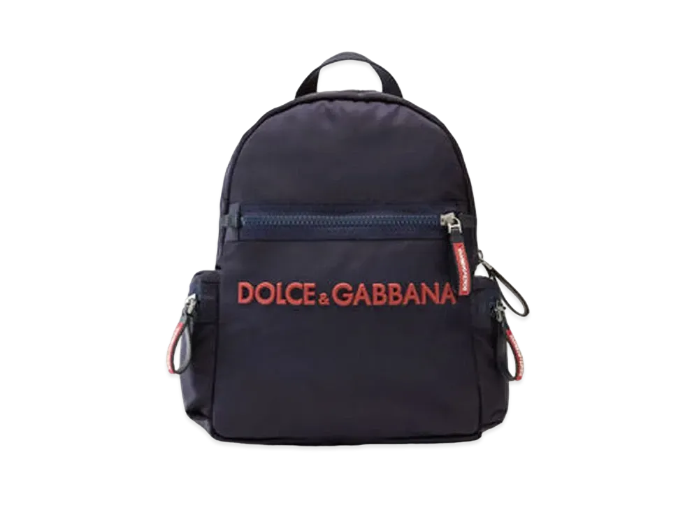 Dolce&Gabbana Shopping Bag Nylon Rabergo Logo "Blue"