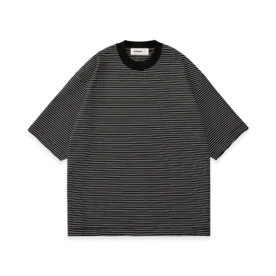 everyone Border Short Sleeve Tee Shirt "Black" EV25-CS08