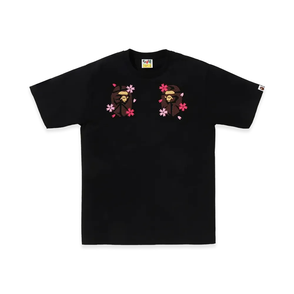 A BATHING APE Sakura Souvenir Tee "Black"