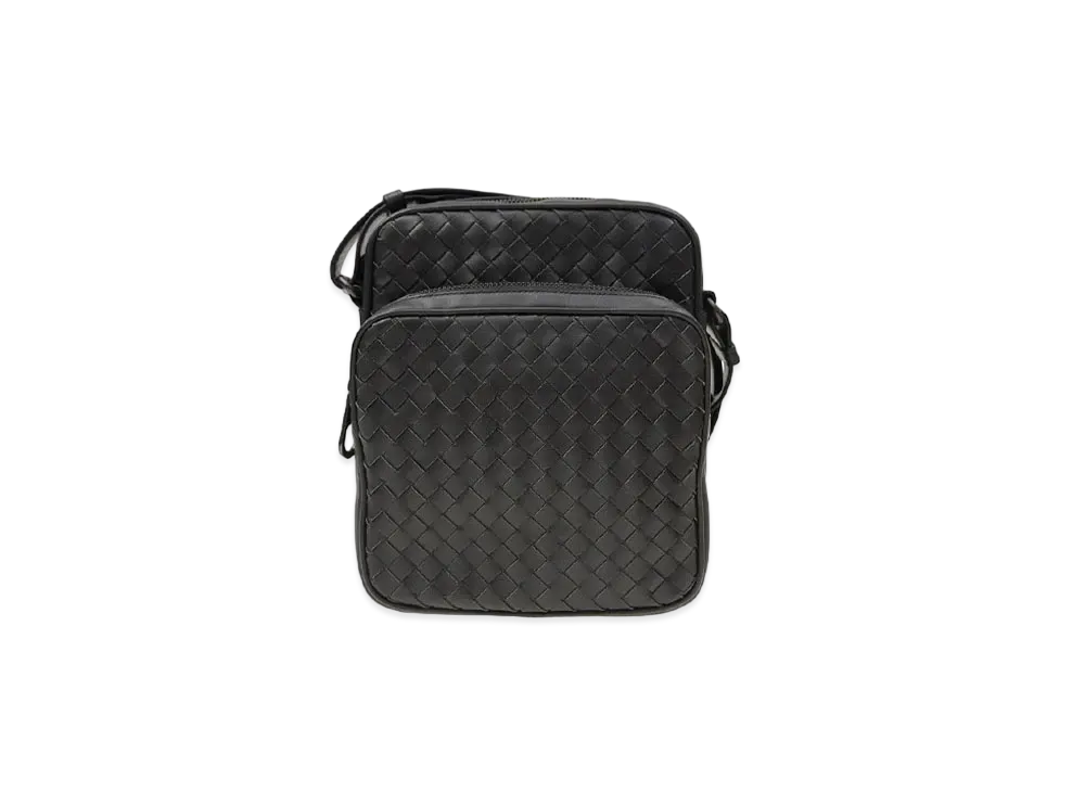 Bottega Veneta Lambskin Shoulder Bag "Grey"