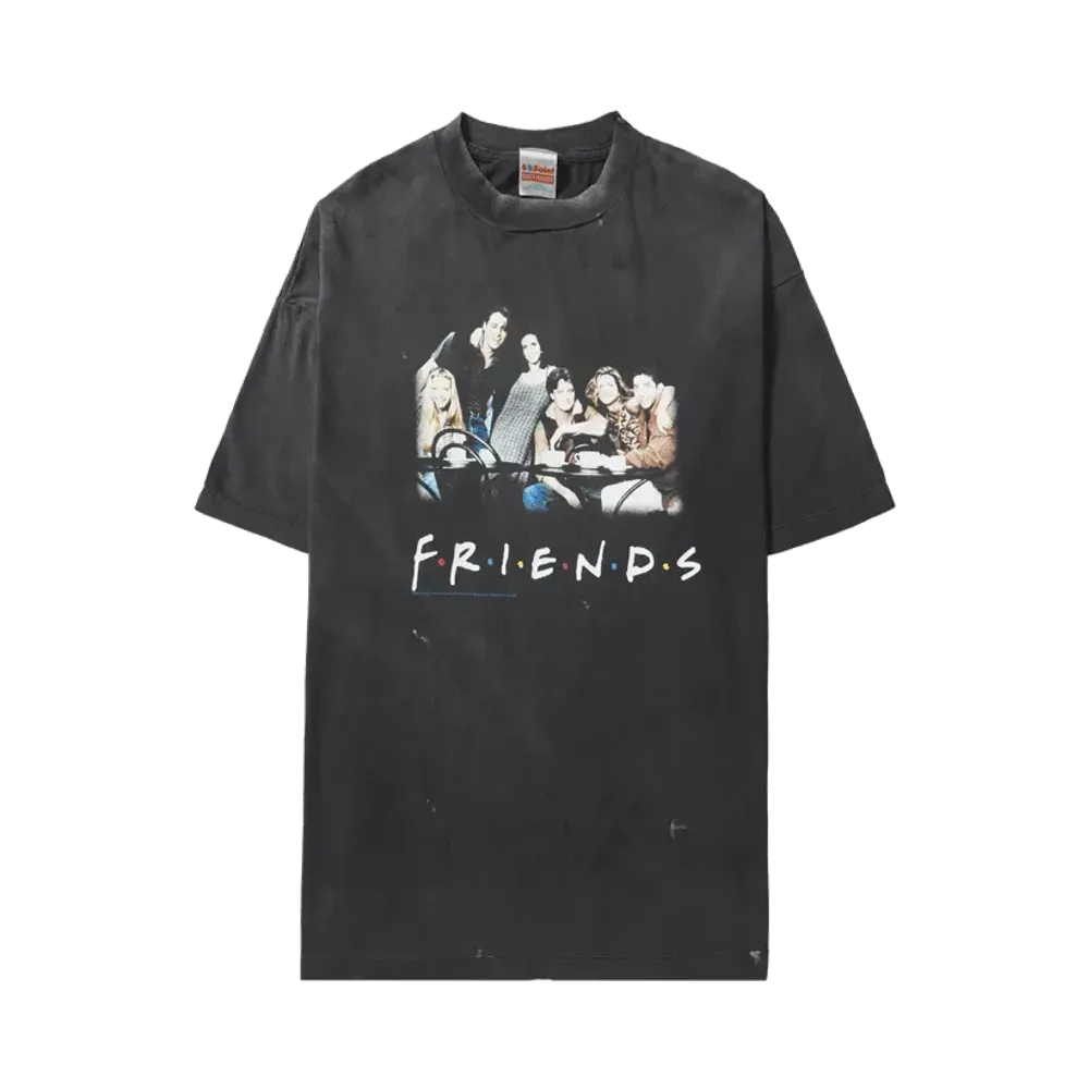 SAINT Mxxxxxx x FRIENDS SS Tee "Black" SM-HR8-0000-C56
