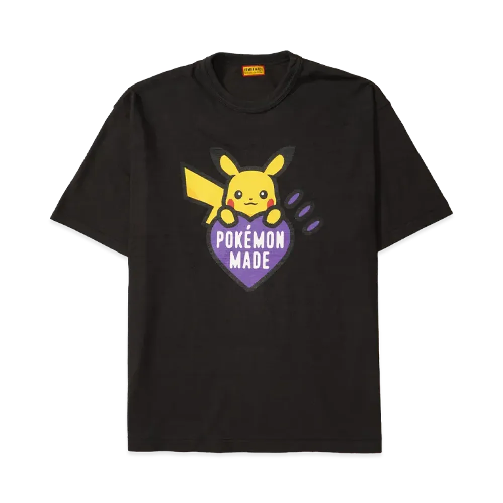 HUMAN MADE x Pokemon Made Graphic T-Shirt (Pikachu) Fukuoka "Black"