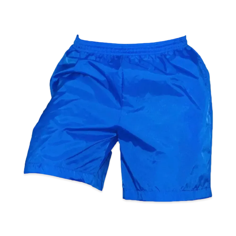 Los Angeles Apparel Men's Nylon Taffeta Wide Shorts "Sapphire"