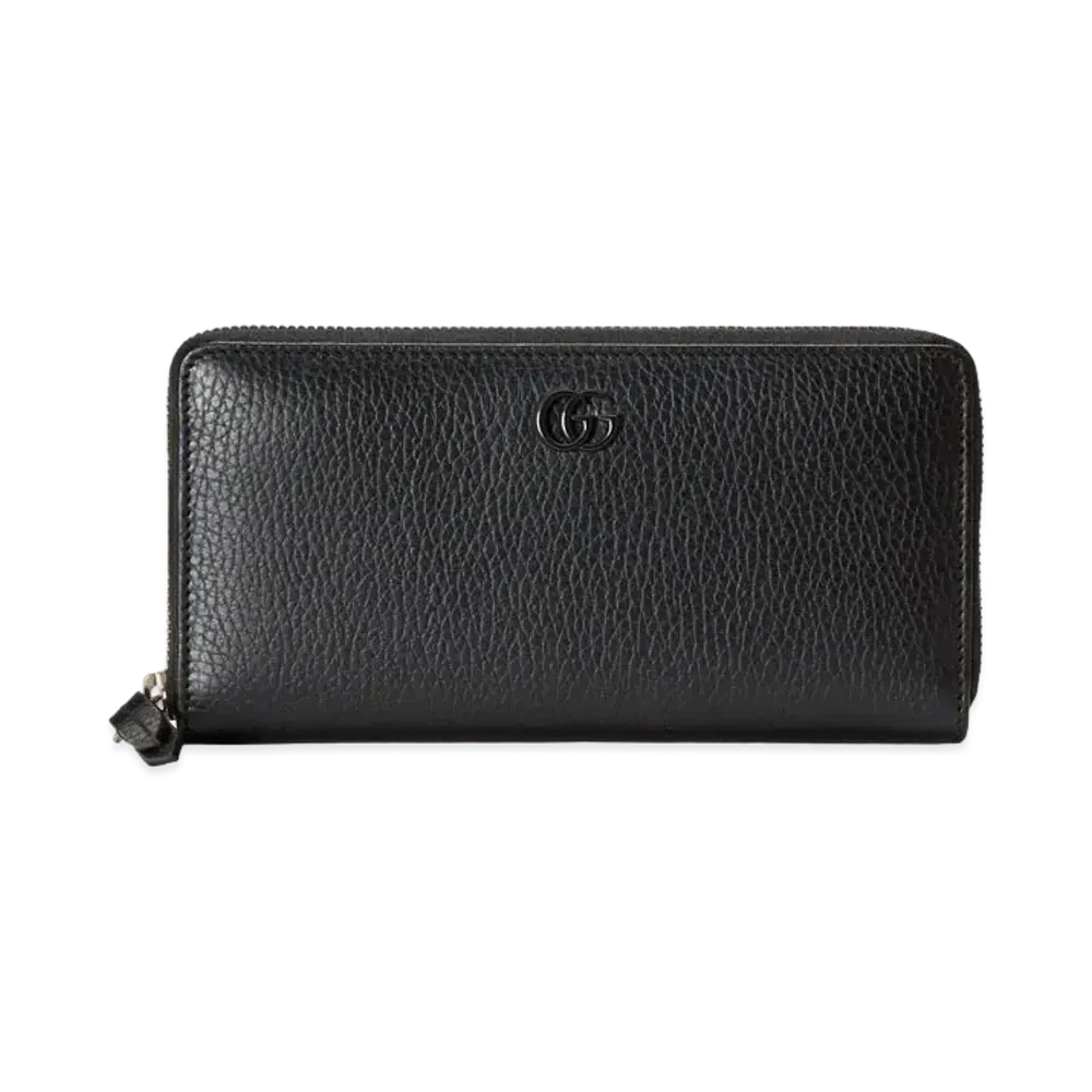 GUCCI GG Marmont Zip Around Wallet "Black"