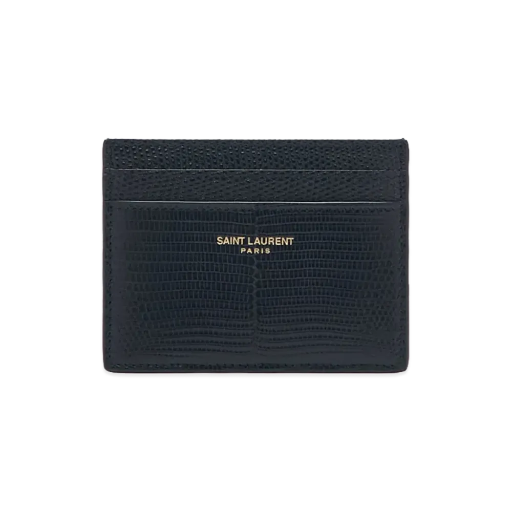 Saint Laurent Women's Paris Signature Card Holder "Black"