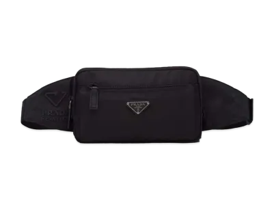 PRADA Re-Nylon And Saffiano Leather Belt Bag "Black"