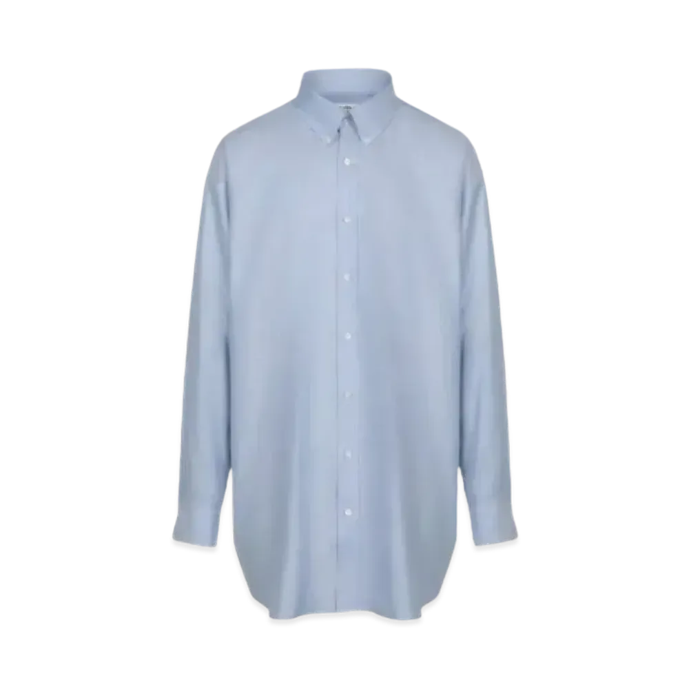 Maison Margiela Organic Cotton Oxford Shirt "Light Blue"