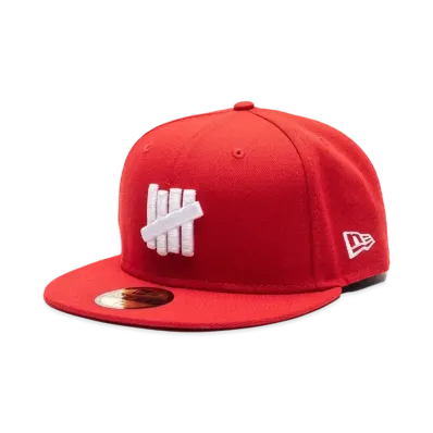UNDEFEATED X NE ICON FITTED - 90211 "Red"