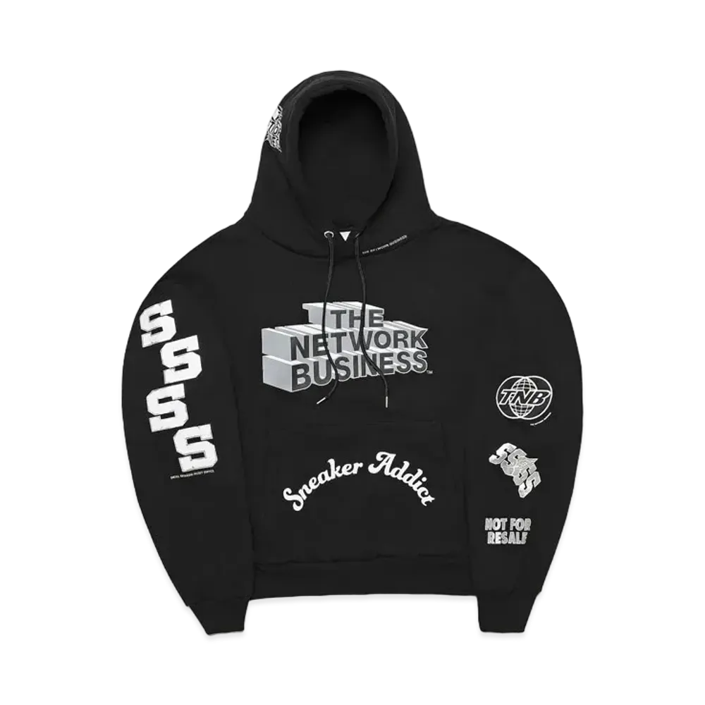 THE NETWORK BUSINESS Sweat Hoodie "Black" TNBC002-0029