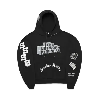 THE NETWORK BUSINESS Sweat Hoodie "Black" TNBC002-0029