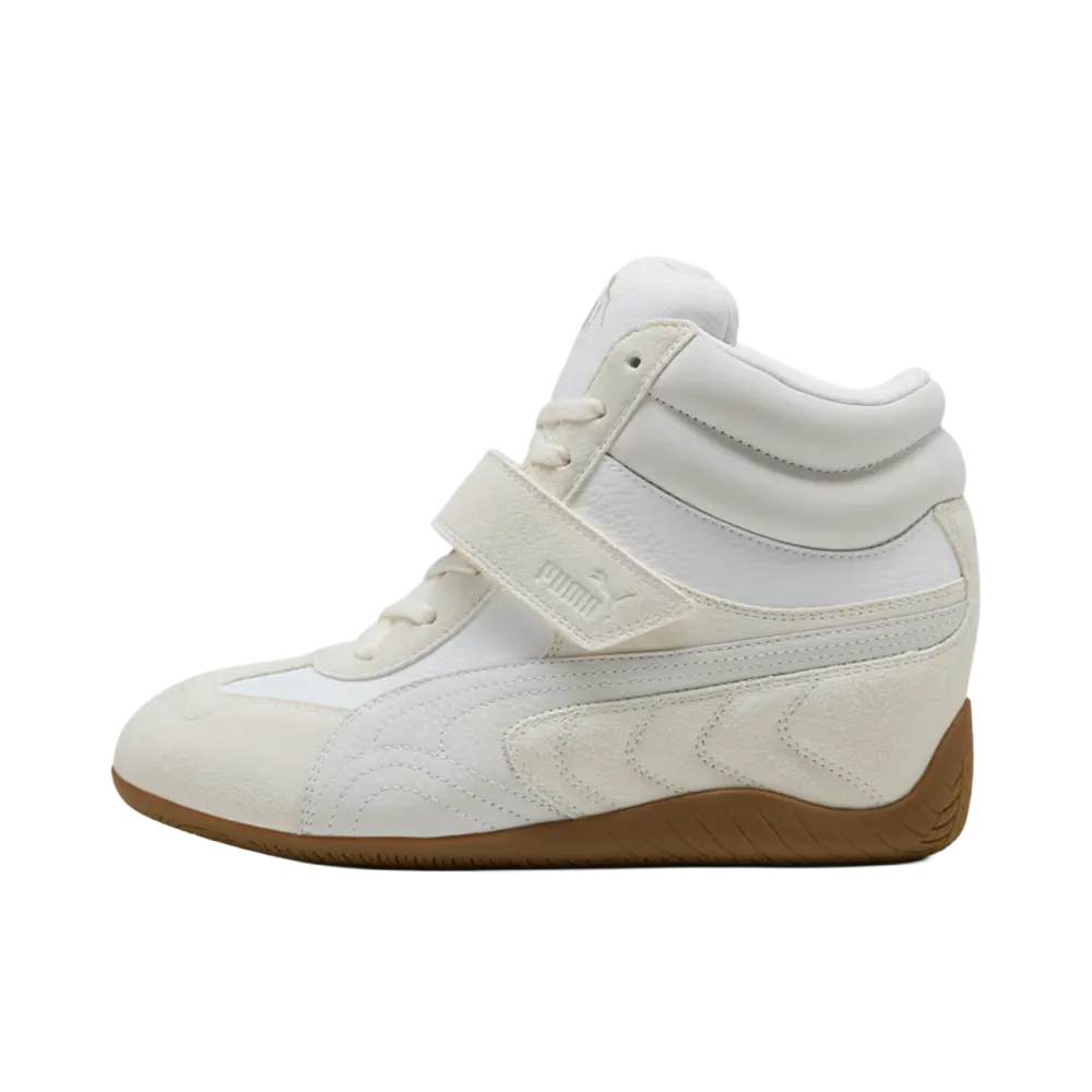 Puma Women's Speedcat Wedge Premium "PUMA White/Gum"