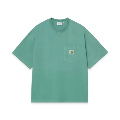 Carhartt WIP S/S Hudson Pocket T-Shirt "Saguaro(Chalk Wash)"