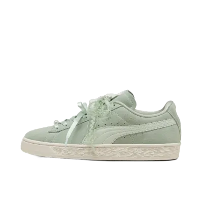Puma Women's Suede Bloom "Soft Grass/Sage Glow"