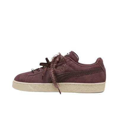 Puma Women's Suede Bloom "Rich Cocoa/Chocolate Fondue"