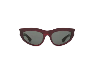 Burberry Classic Oval Sunglasses "Red Check"